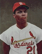 Cardinals CF Curt Flood